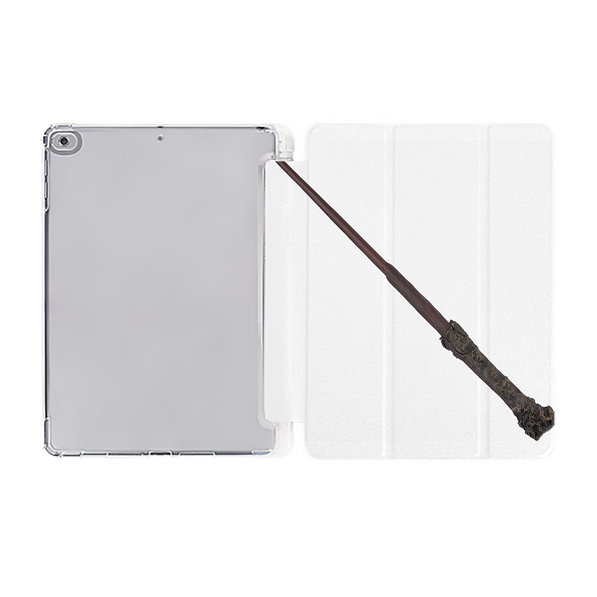 （画像用） Harry Potter ハリー・ポッターシリーズ IPad ケース ペン収納付き 三つ折りスタンド PUレザー×シリコン 対応機種9.5/10.5/10.9インチ